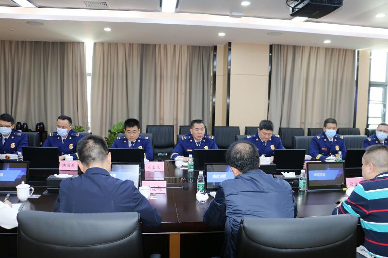 湖北消防张道才总队长一行莅临我司视察指导